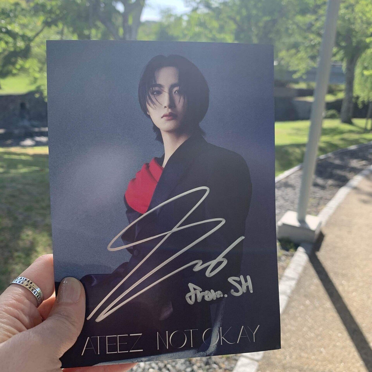 ATEEZ ユノサイン入りポラロイド ATEEZ - YUNHO SIGNED POLAROID