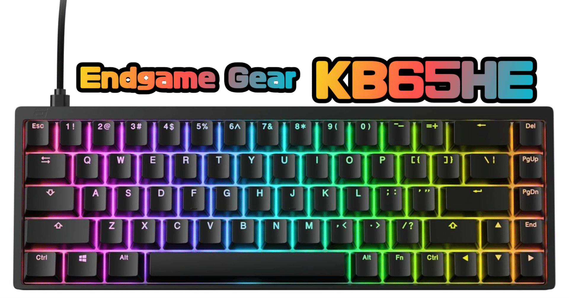 気になるガジェット】ラピッドトリガーキーボード Endgame Gear KB65HE