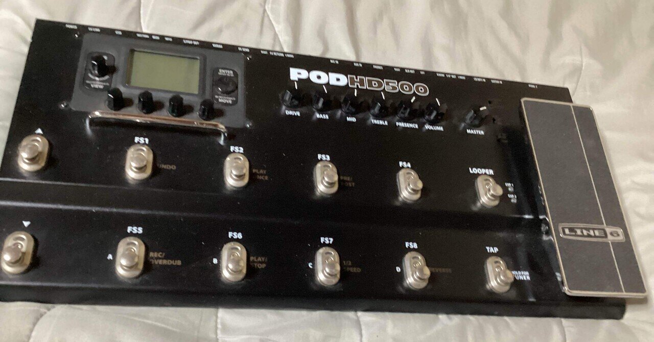 今更ながらPod HD500｜まる（を）