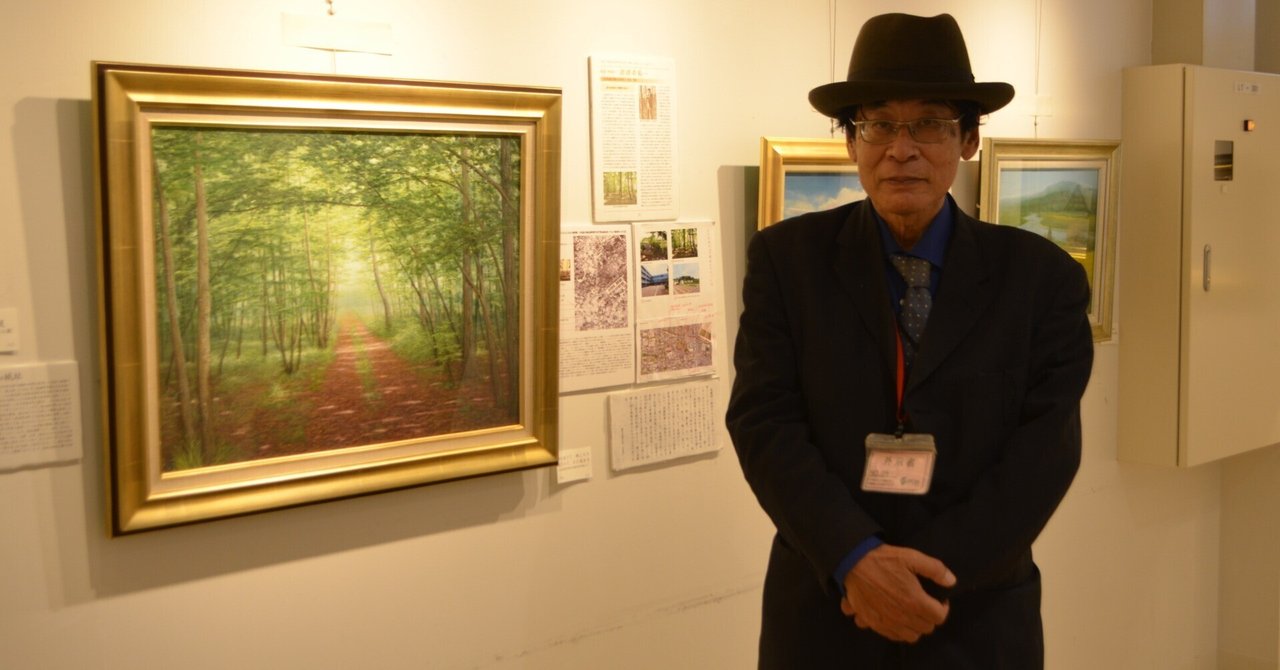 現代美術、木村二朗「デルフィ ギリシャ」8号油彩 兵庫のデュビュフェ