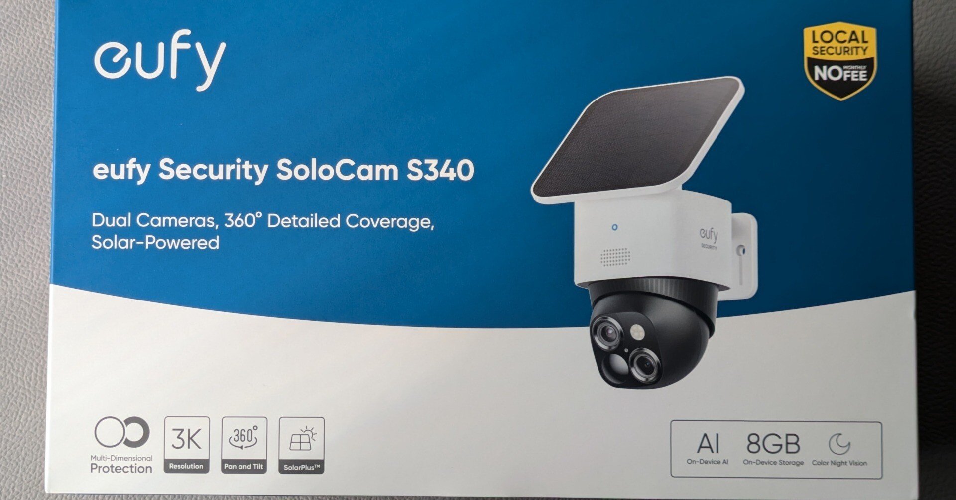 Anker eufy Security Solo Cam S340】防犯カメラを購入しました！ 安全