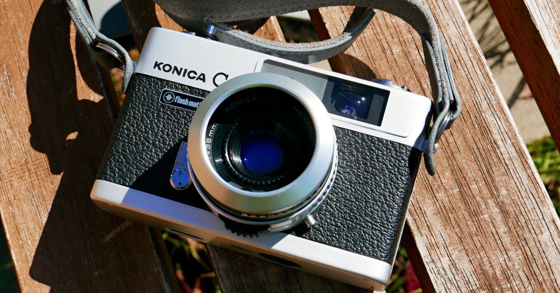 Konica C35EF3 ブルー コニカ コンパクトフィルムカメラ KONICA C35