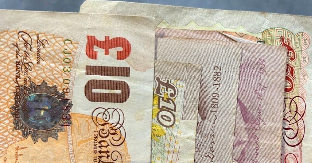 イギリス旧紙幣の両替｜karasu