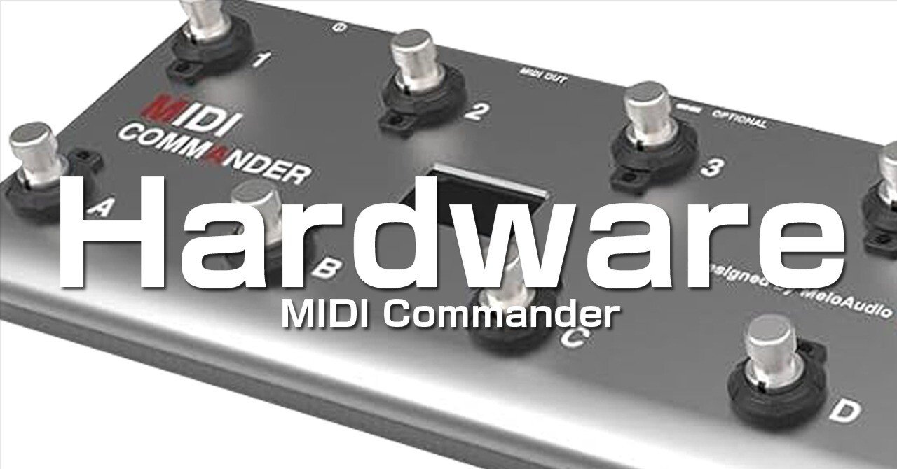 MIDI COMMANDER コントローラー（梱包済） コンパクト軽量・低価格で