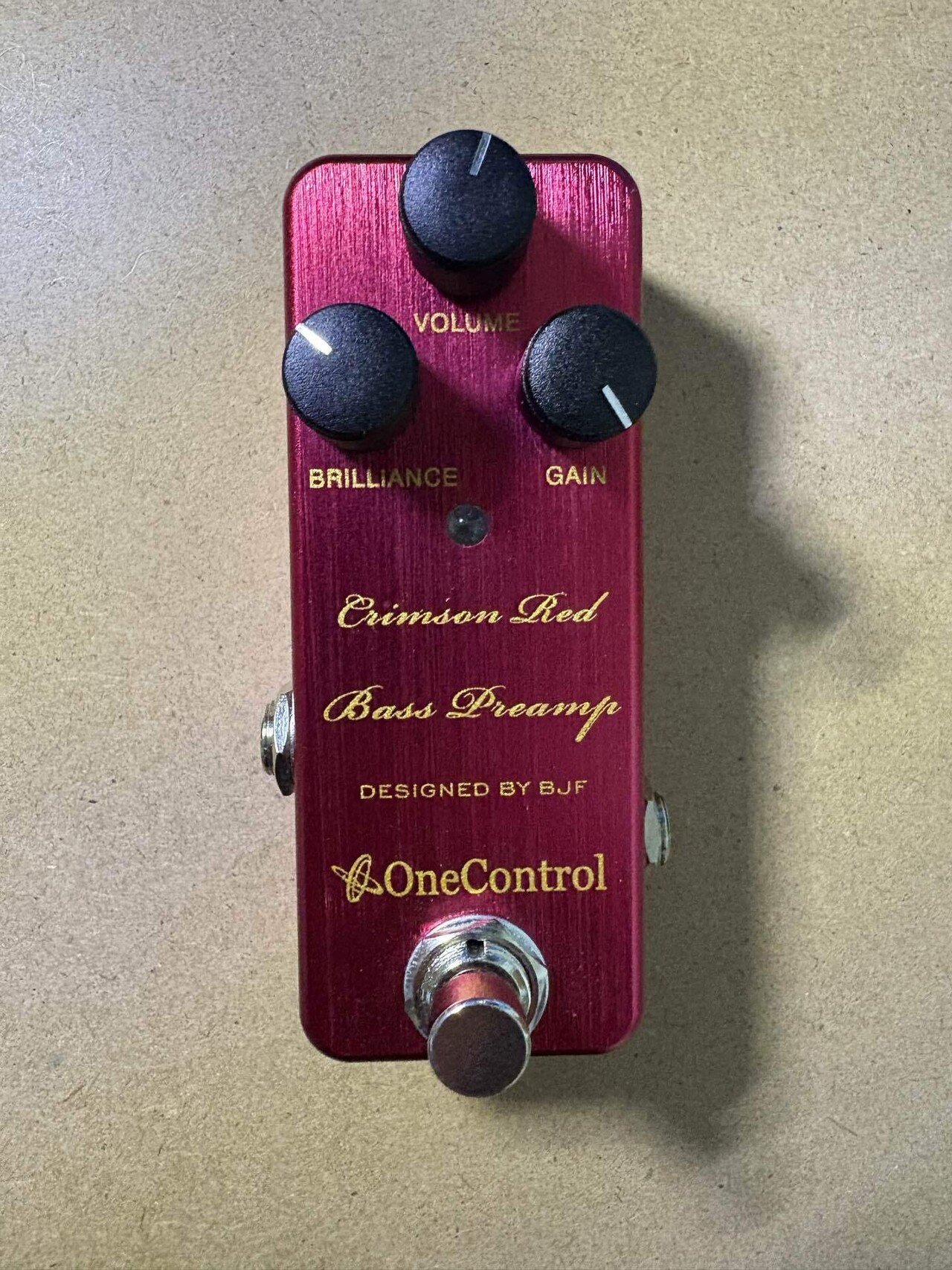 機材備忘録005 One Control Crimson Red Bass Preamp【ベース