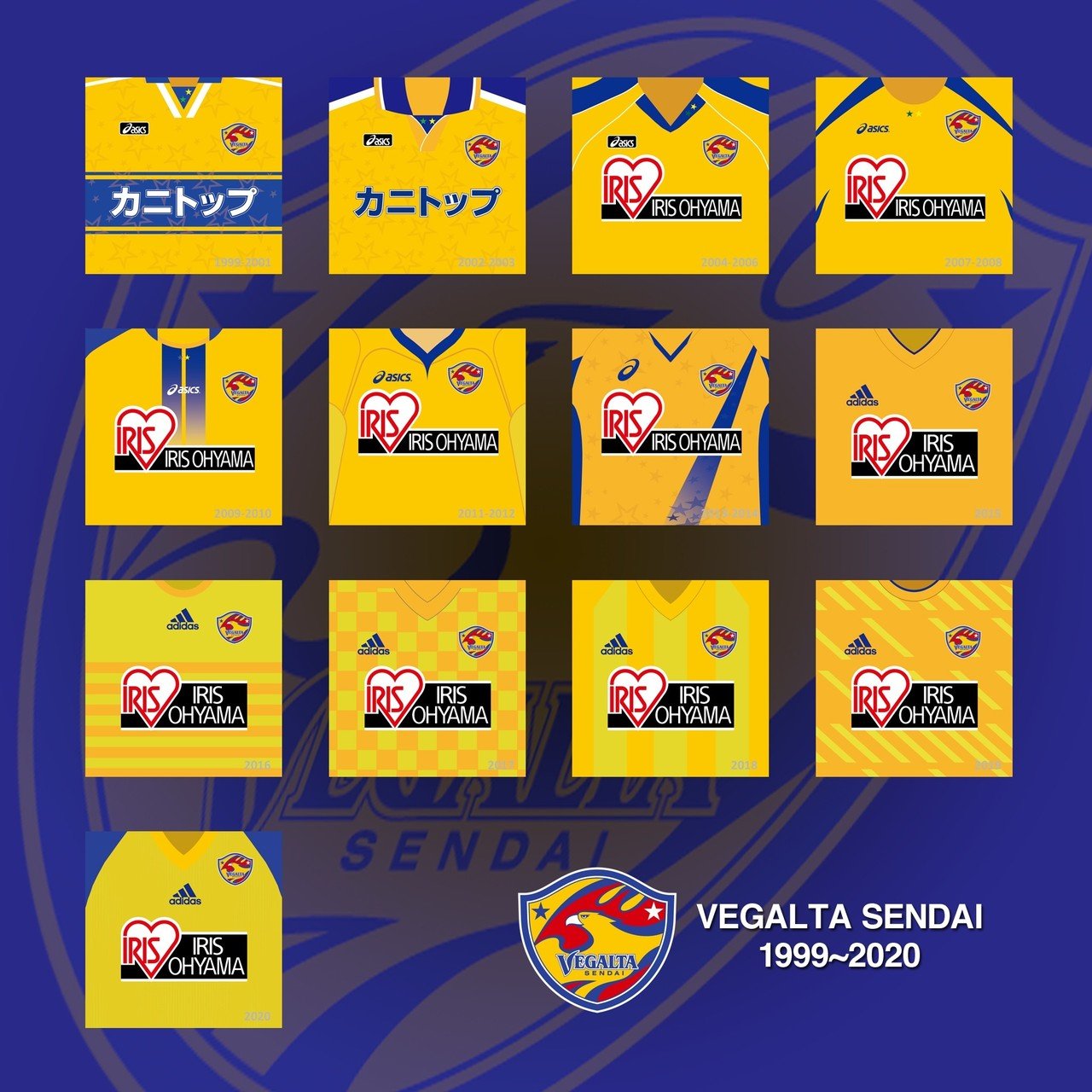 ベガルタ仙台 ユニフォーム 2018 バックナンバー2018 | 18