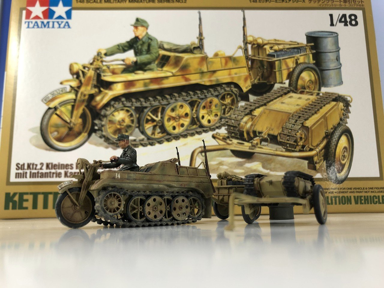 未組み立て 限定品 入手困難 ドルニエDo335A ケッテンクラート牽引