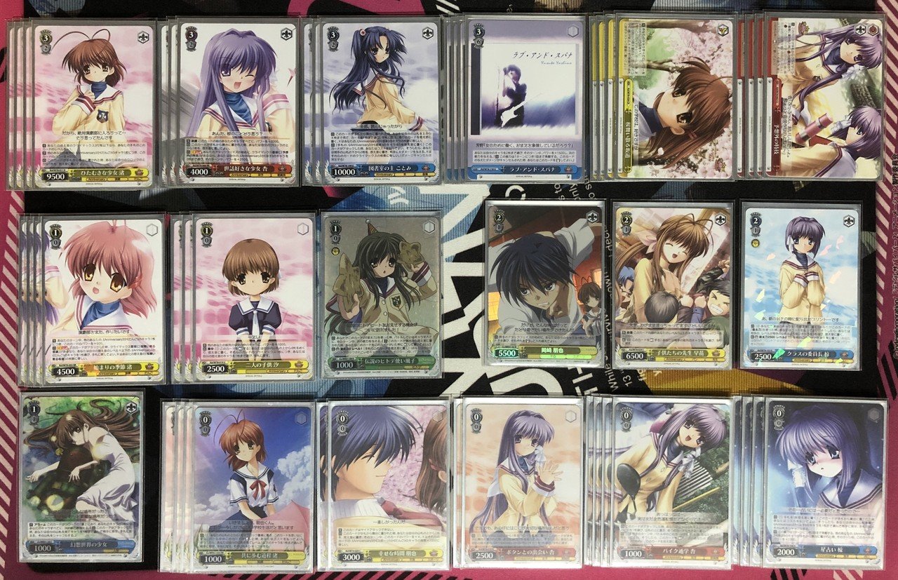 高レアリティCLANNADデッキクラナドKeyヴァイスシュヴァルツ