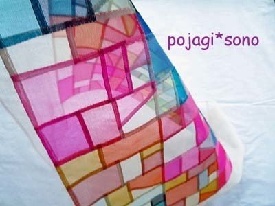 ポジャギ銅版画