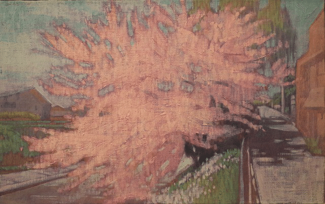 佐藤鐵仙「イブの誘惑 A」陶板に油彩 油絵 サイン入り 中古 美品 佐藤