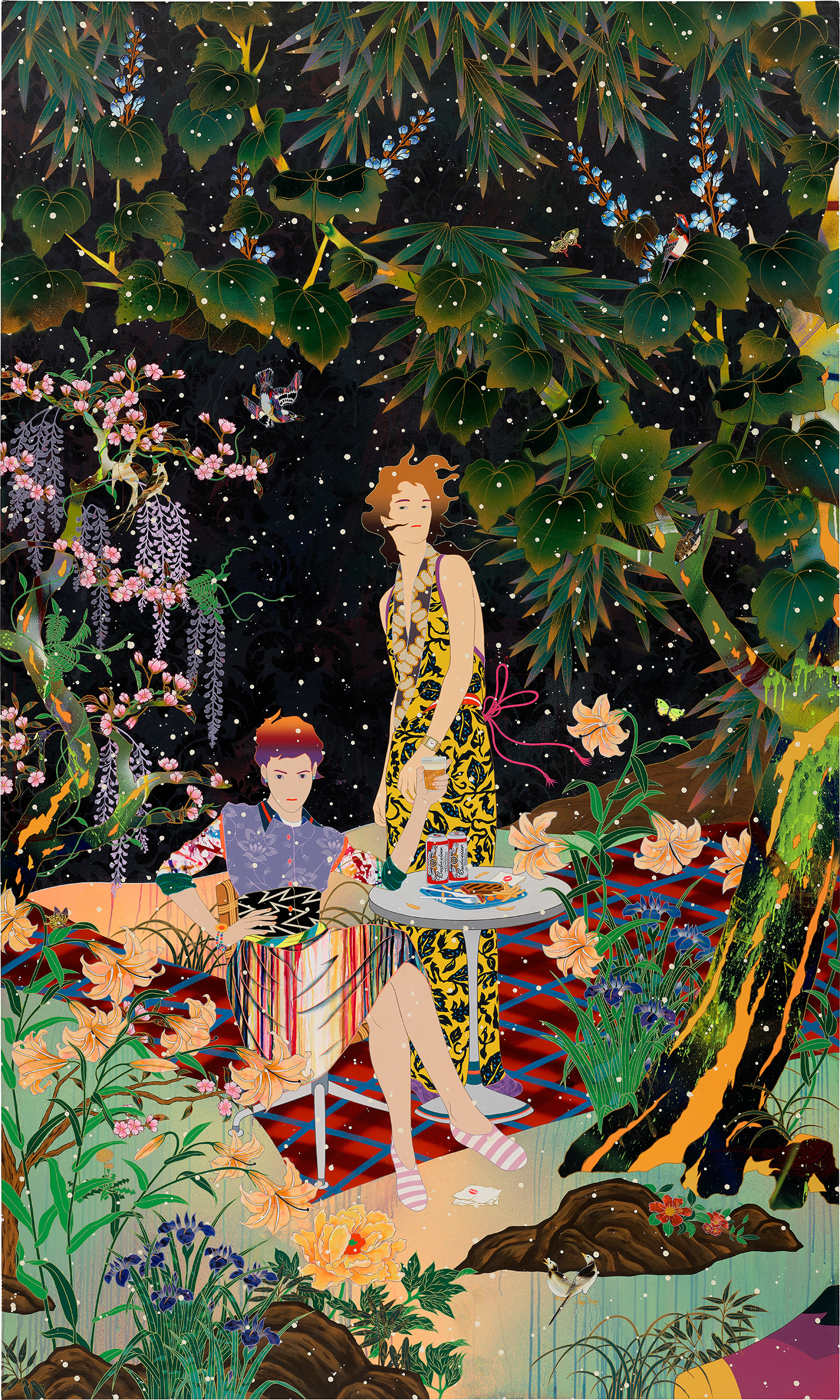 TOMOKAZU MATSUYAMA IN AND OUT」 松山智一 銀座蔦屋書店 山口歴