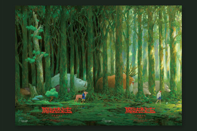 もののけ姫 中国版 ポスター もののけ姫4K復刻版の新しい公式中国