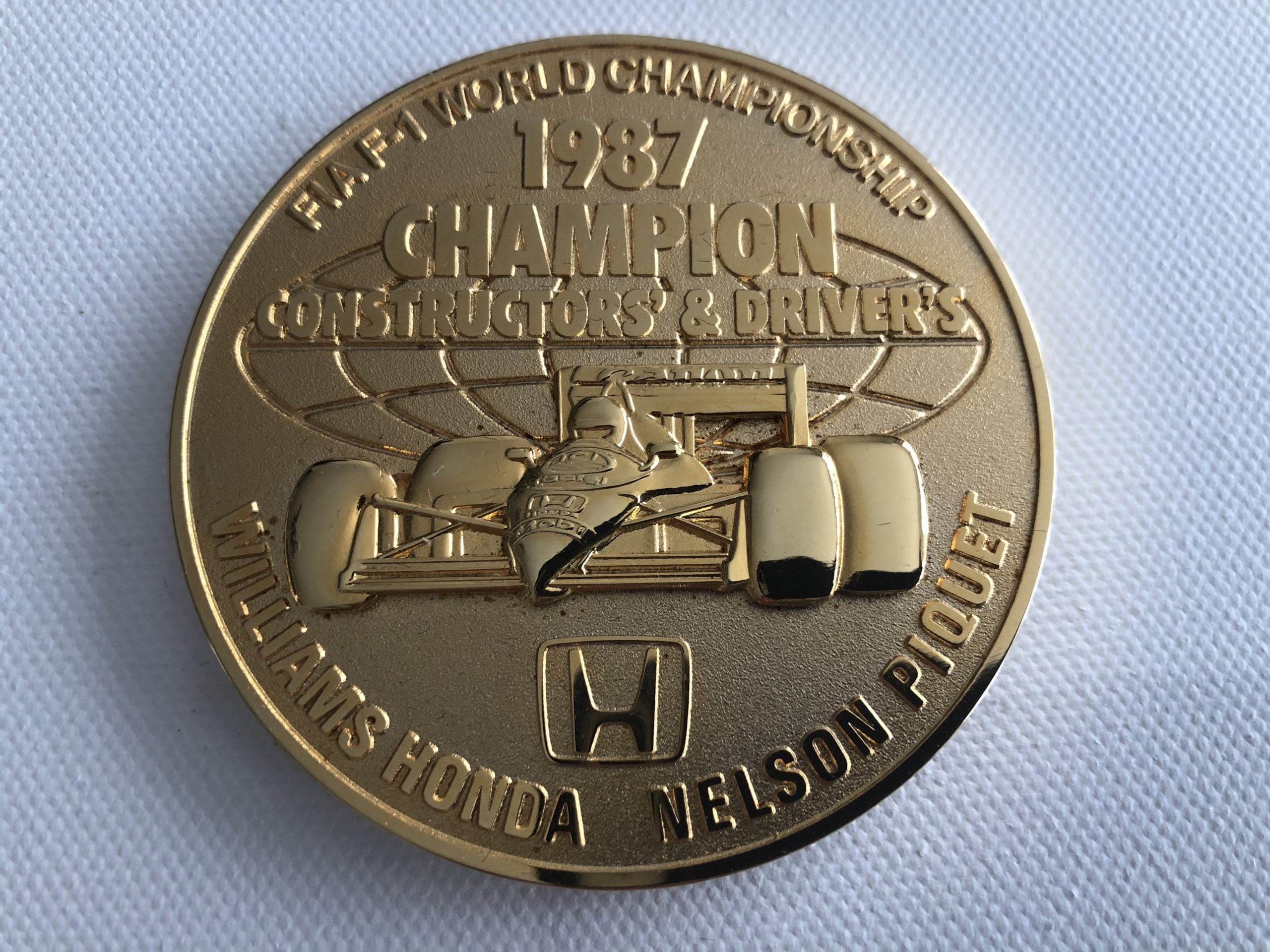 Nelson Piquet / Williams Honda - Constructors and Driver