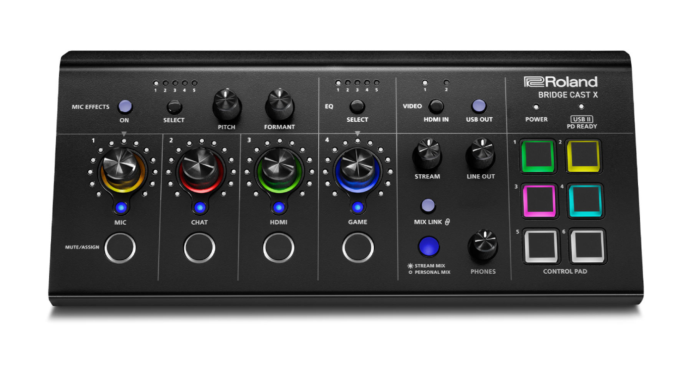 Roland reveals Bridge Cast X dual bus streaming mixer with video