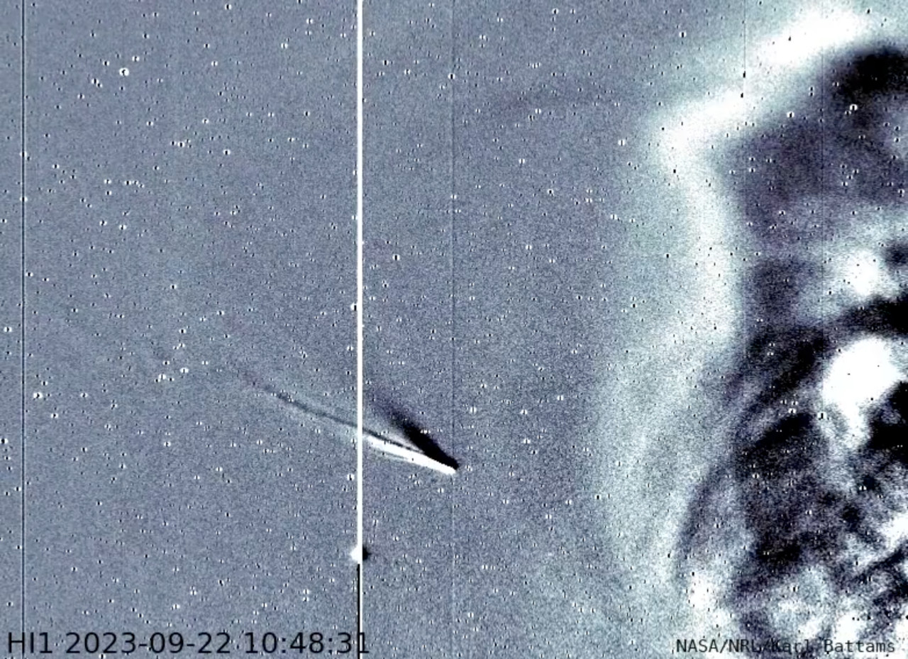 太陽観測衛星がとらえた西村彗星 | アストロピクス