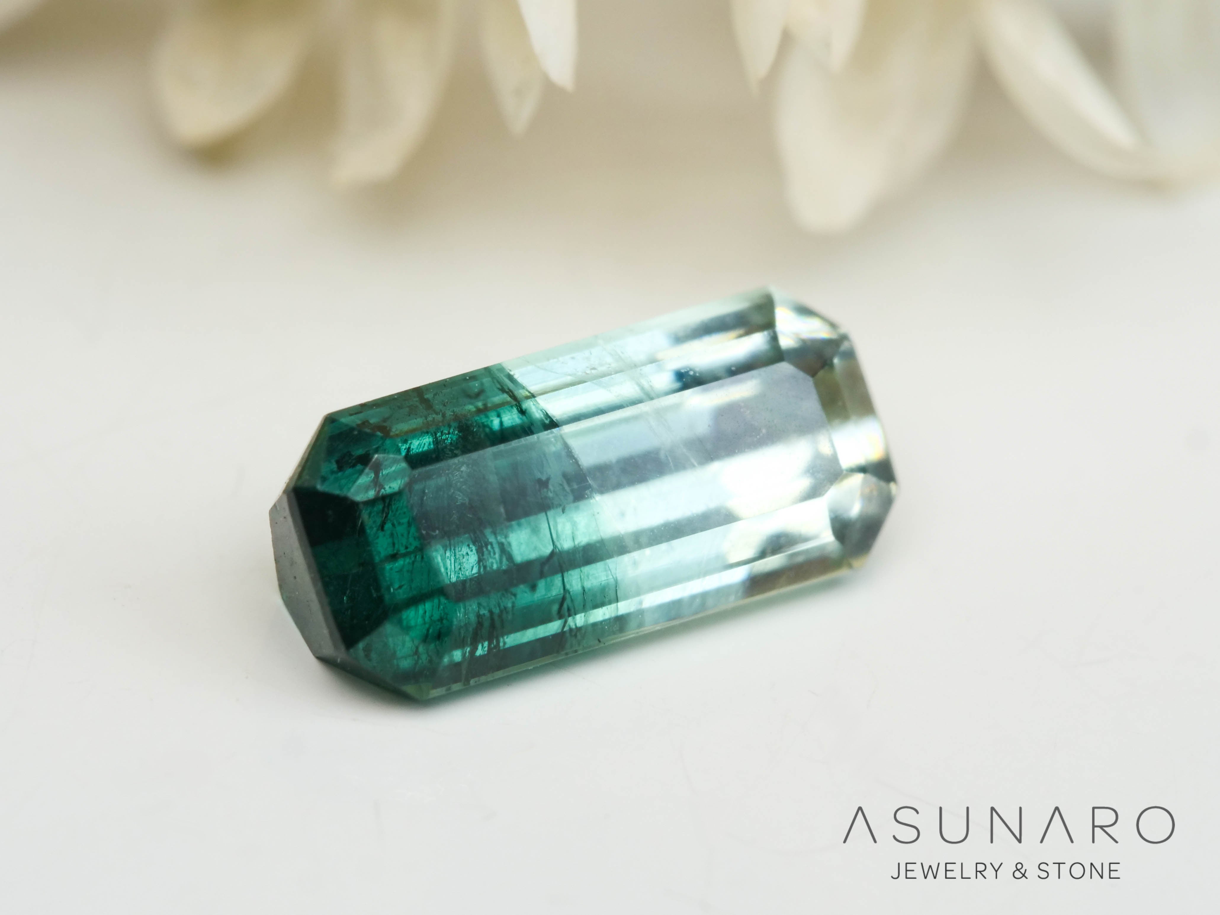 えむえすレインボー入り☆アフガニスタン産バイカラートルマリン