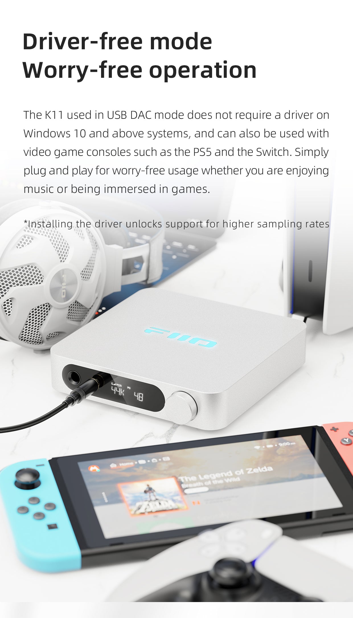 FiiO K11 Desktop DAC/Amp (Apos Certified)