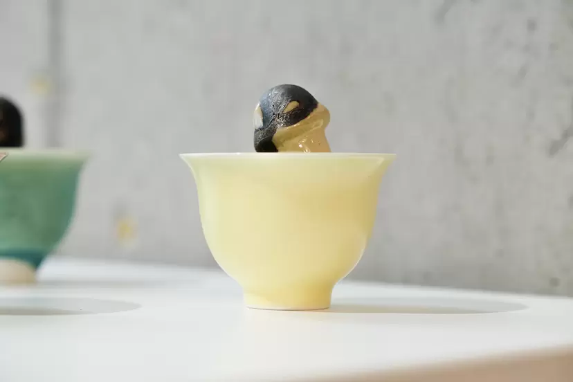 チムチムゴッドミニ盃タレ付き（黄色）_TIMU-ST by 青木良太 | 現代