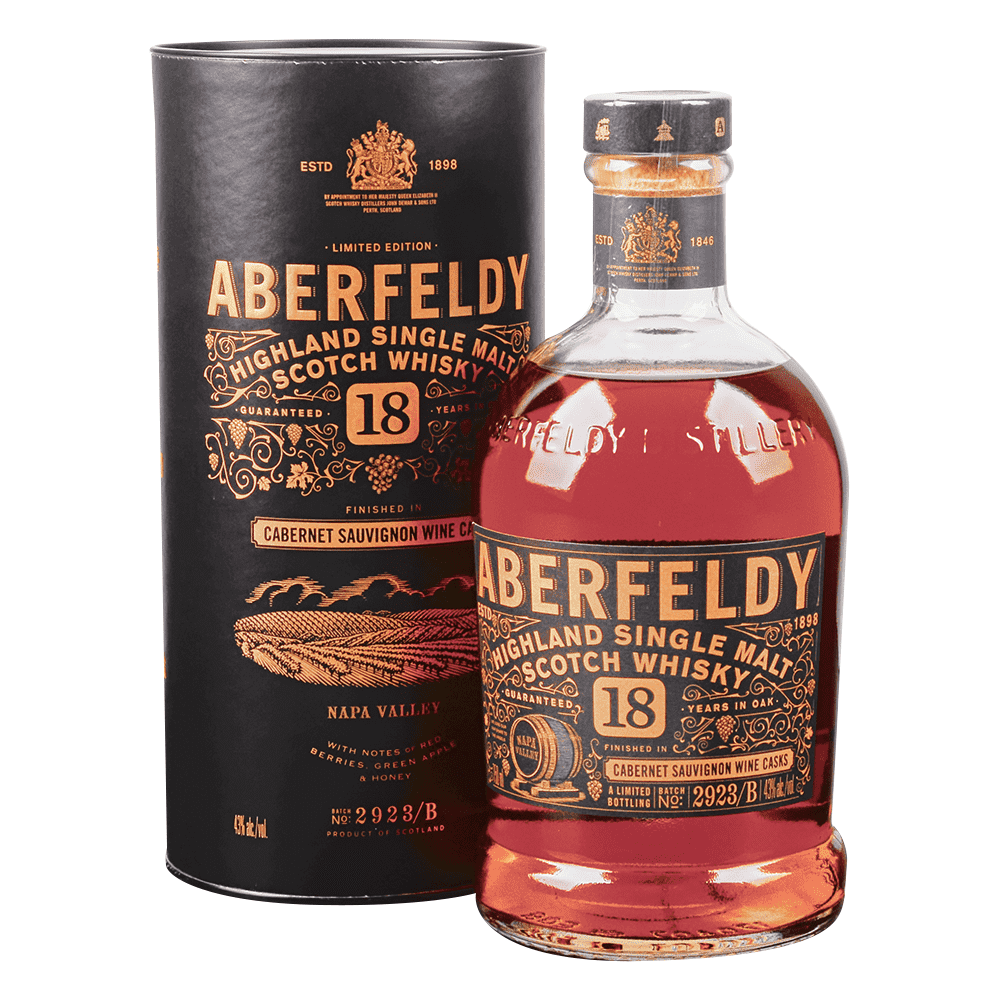 Aberfeldy 18 Year Cabernet Sauvignon Cask Scotch 750 ml - Applejack