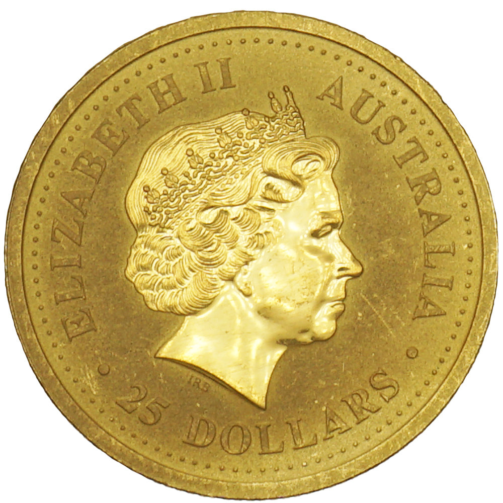 中古AB/使用感小】 カンガルー 金貨 純金 1/4オンス 1/4oz 1999年