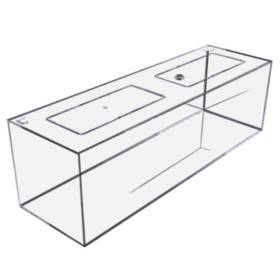 アクリル水槽 W180cm 丈夫で透明感たっぷりの通常水槽