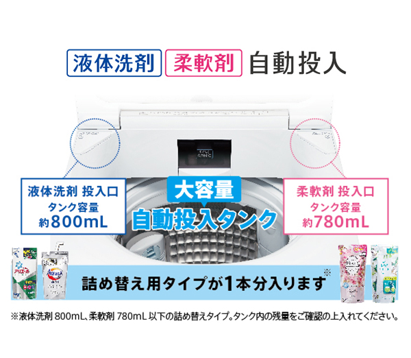 AQW-VX8M | 容量8kg | Prette plus series（プレッテプラスシリーズ