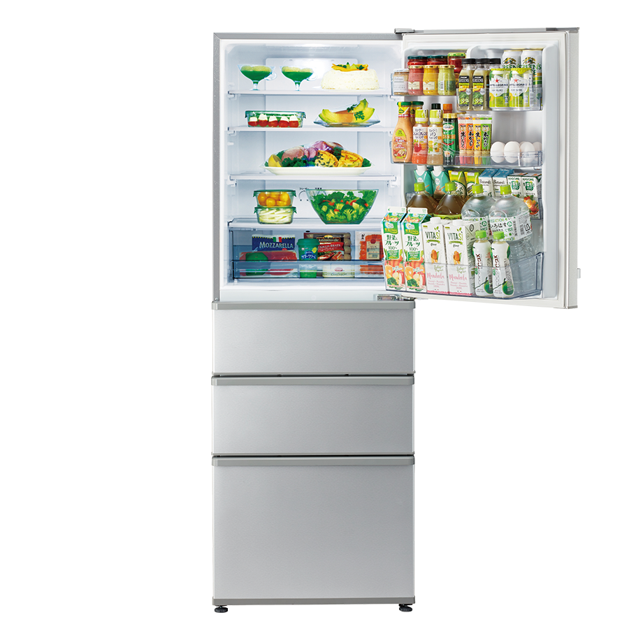 アクア AQR-36K(S) 冷蔵庫 355L 2021年製 中古品 店頭展示品 AQUA