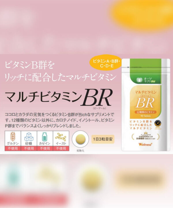 3個セット！オーソサプリ マルチビタミンBR オーソサプリ マルチ