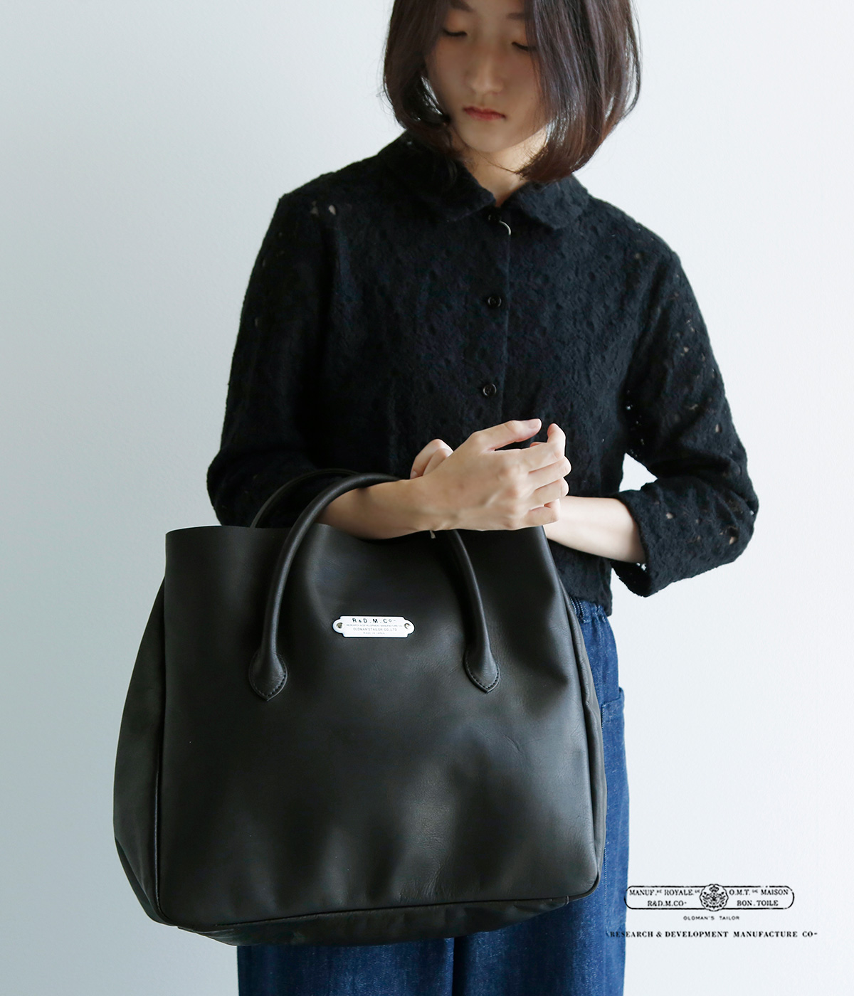 R & D.M.Co- オールドマンズテーラー カウレザー エッフェル ボストン