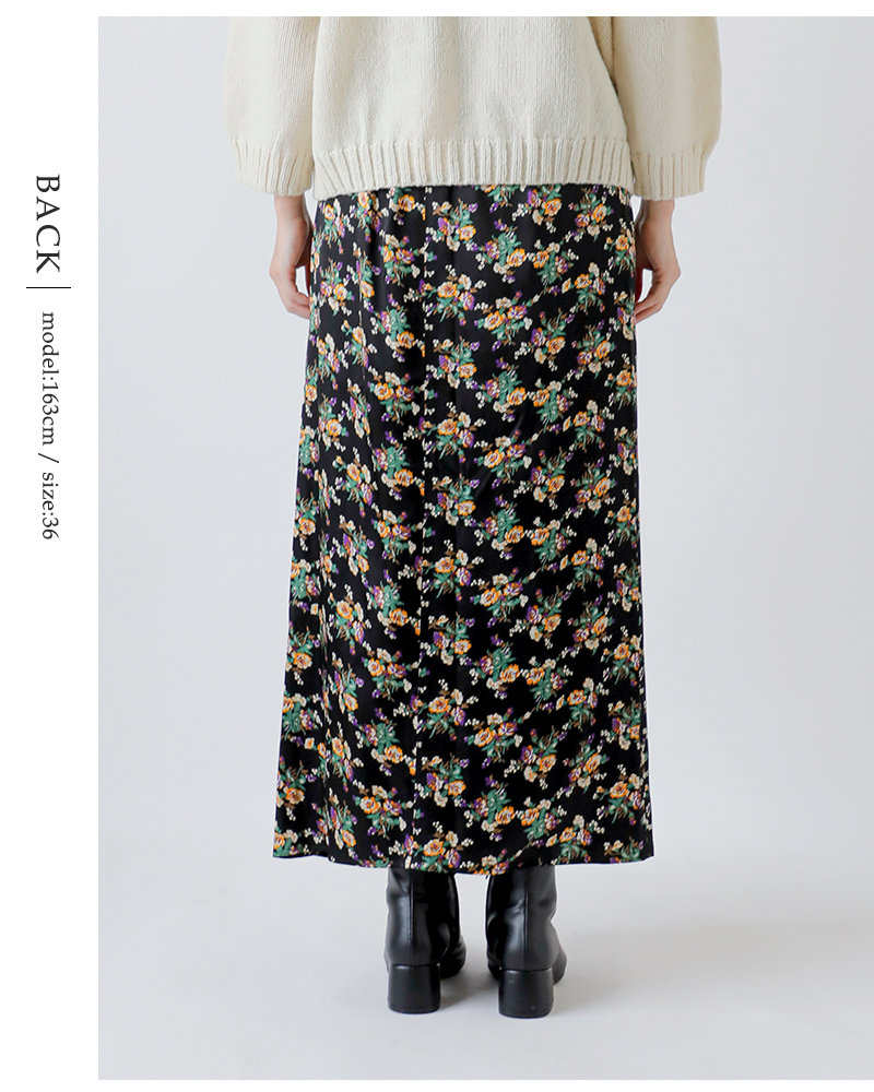 50%OFF】Shinzone シンゾーン フラワー ブーケプリント サテン