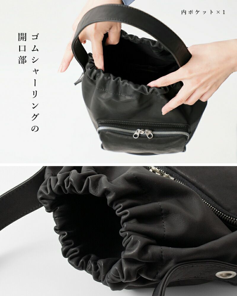 mormyrus モルミルス レザー ジップポケット ショルダー バッグ m170