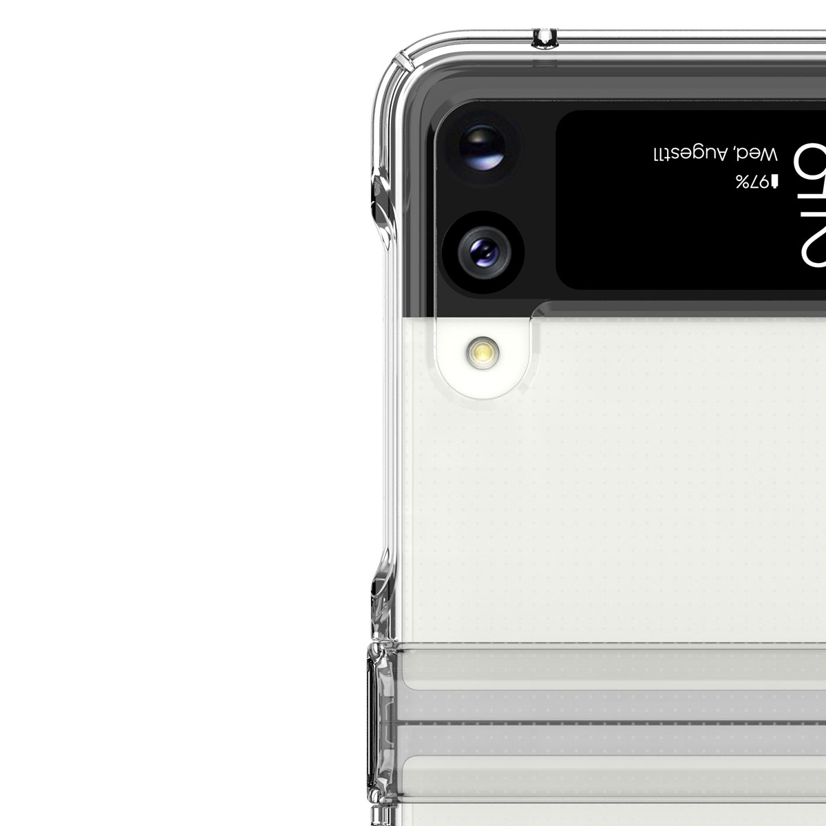 Galaxy Z Flip3 5G ケース】NUKIN 360 クリア ギャラクシー ゼット