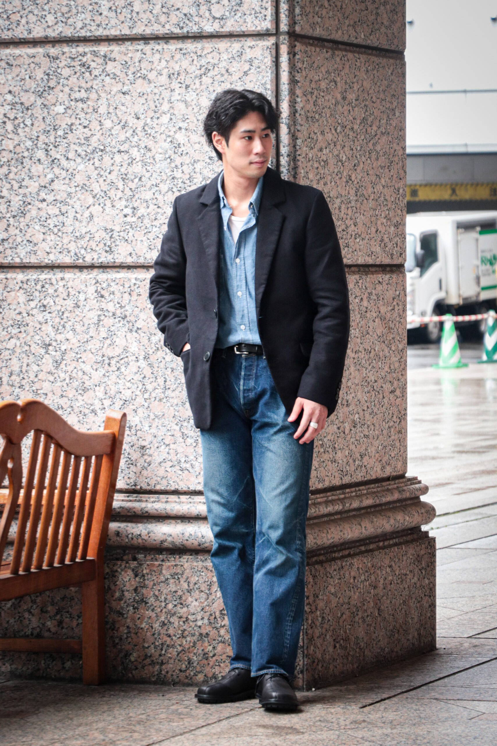 FRANK LEDER dogtooth ボンバージャケット FRANK FRANK LEDER ブルゾン