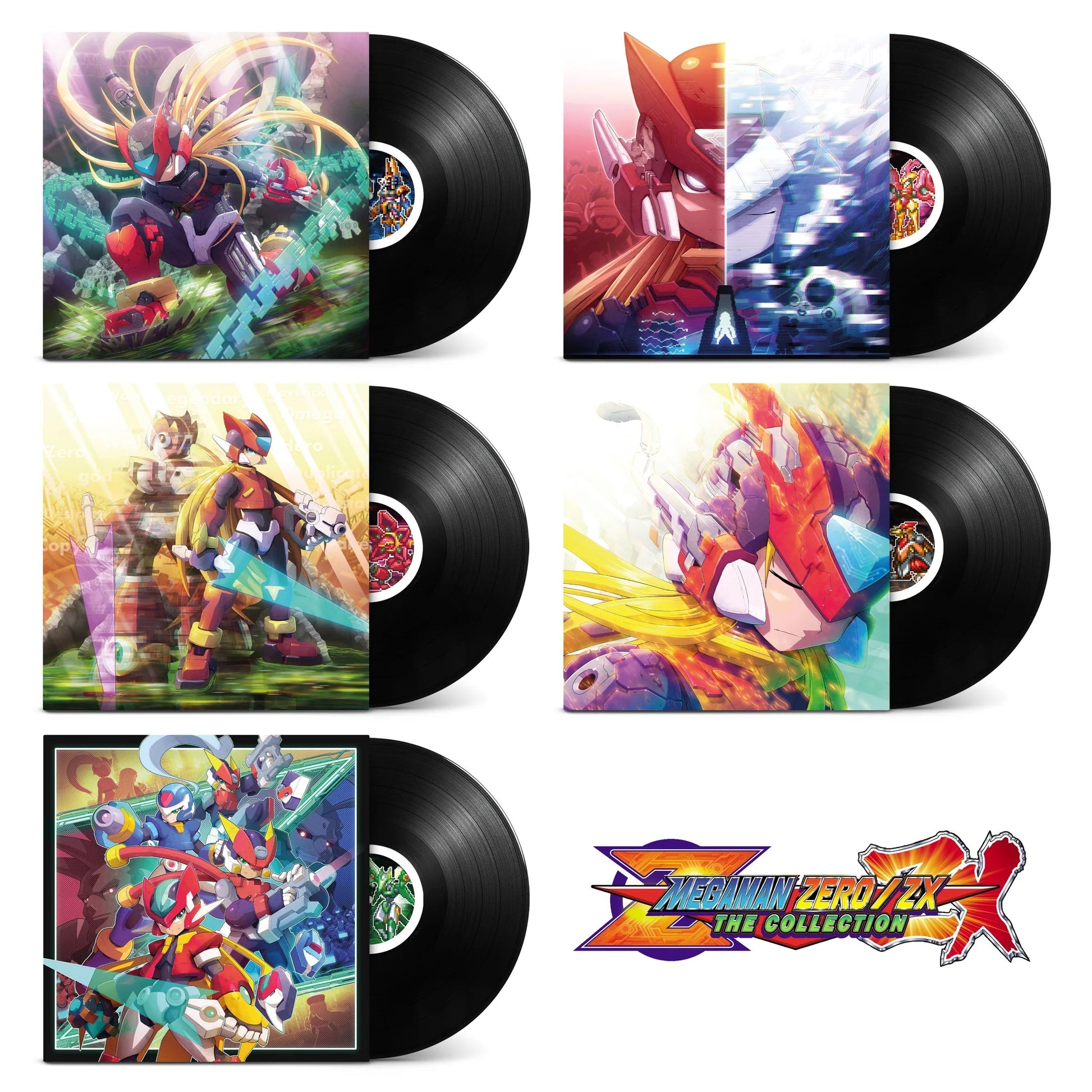 Mega Man Zero/ZX: The Collection Vinyl Soundtrack on Deluxe 5xLP