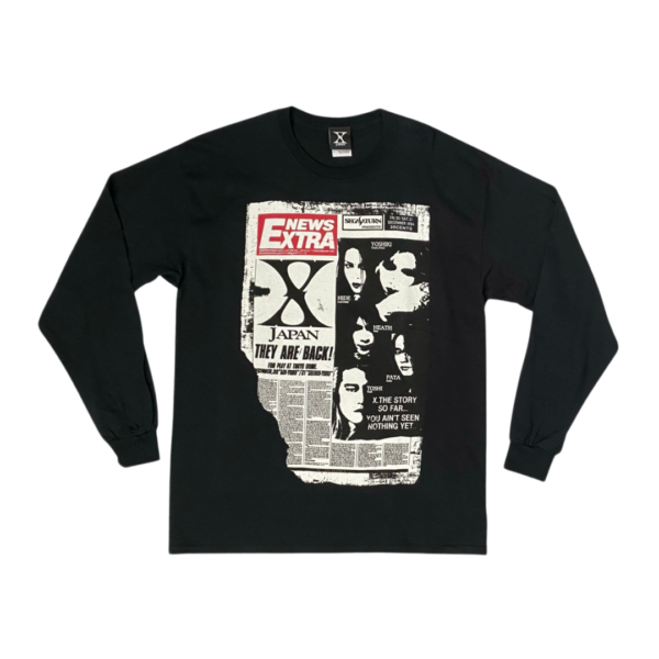 X JAPAN Long Sleeve T-Shirt: Tokyo Dome 2Days Live 1994 – AREA-23