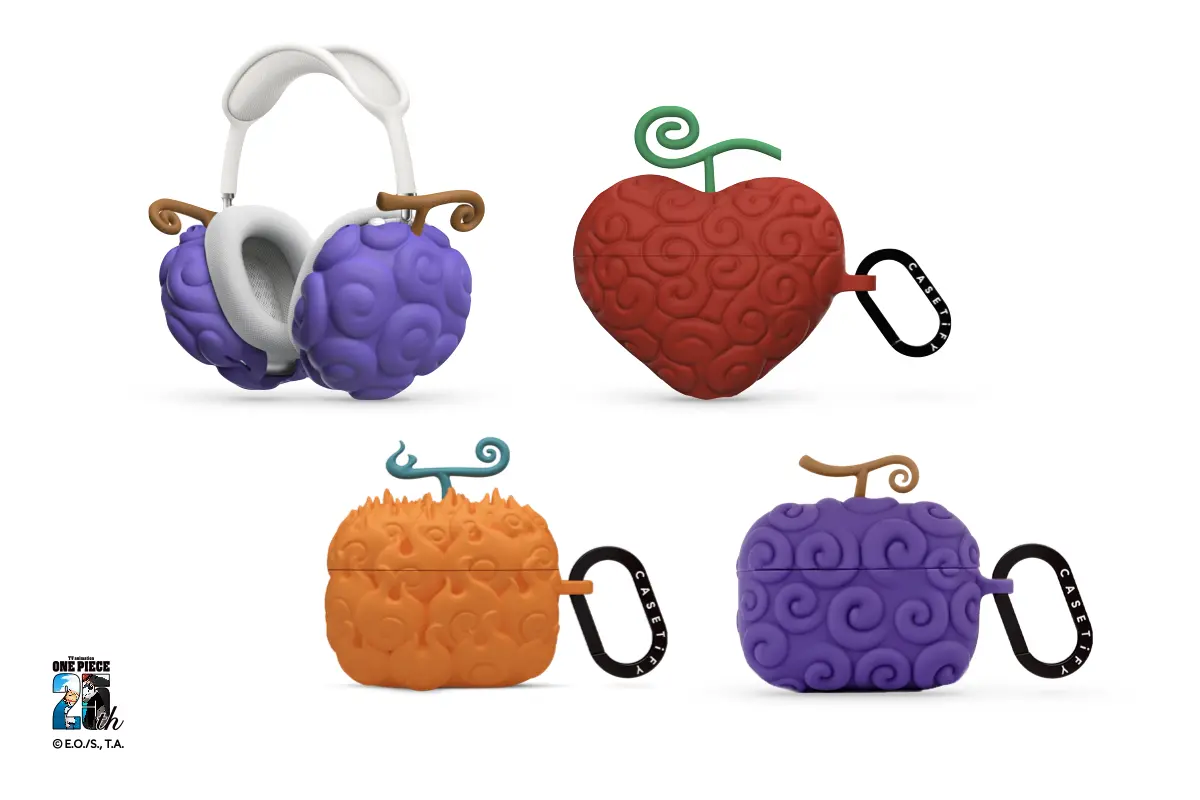 CASETiFYがアニメ「ワンピース」25周年記念アクセサリ発売。悪魔の実を