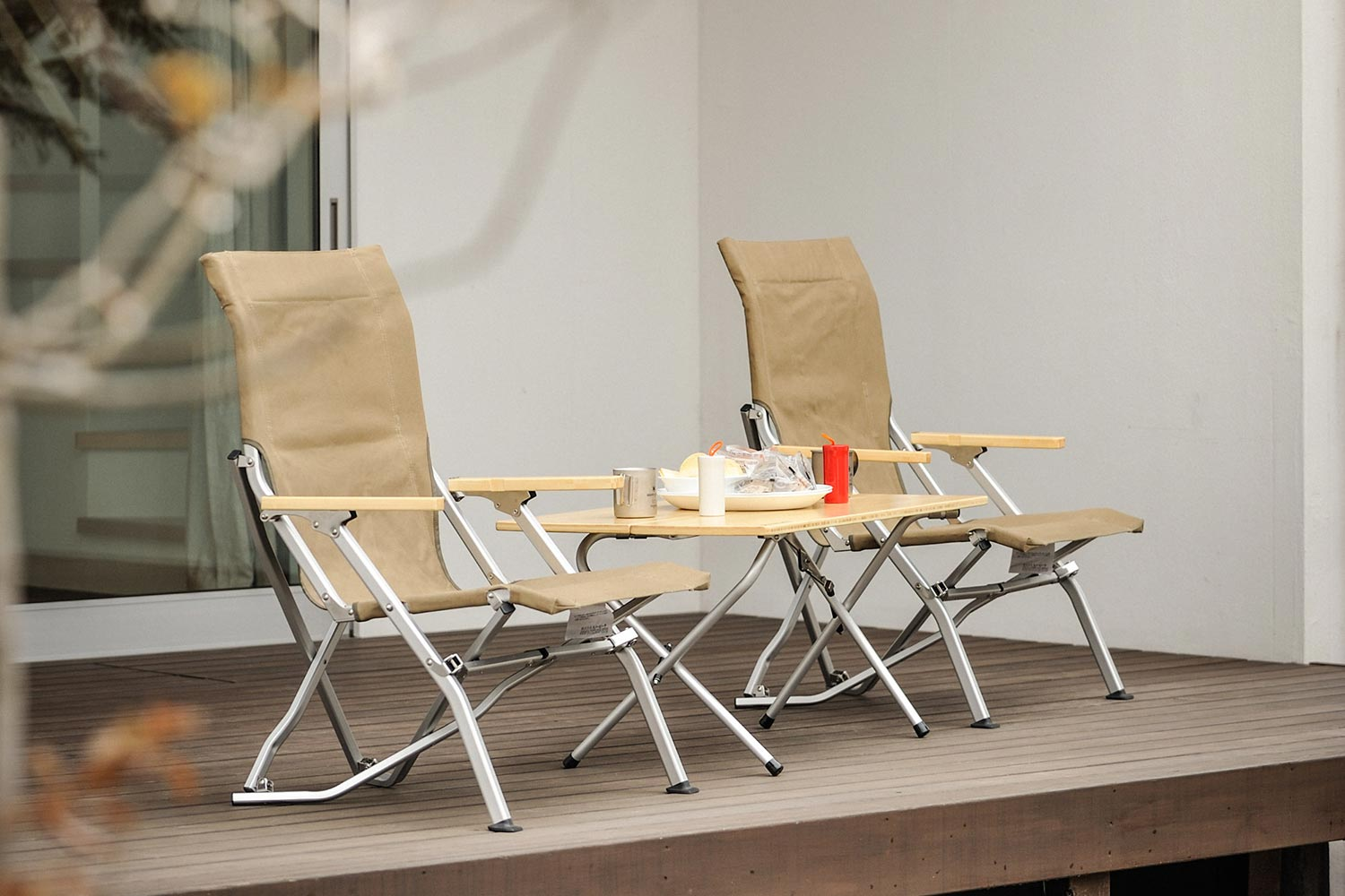 ワンアクションローテーブル Light Bumboo snow peak ワンアクション