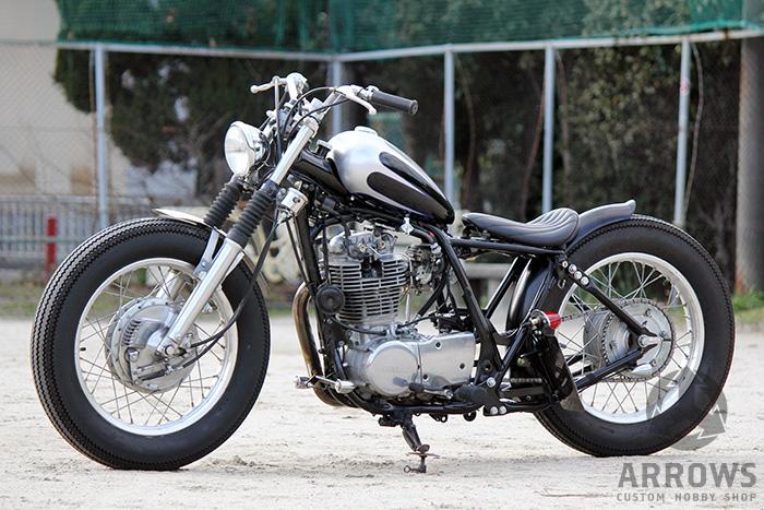 中古】SR400 SR500 社外 マスタングタンクダークパープル