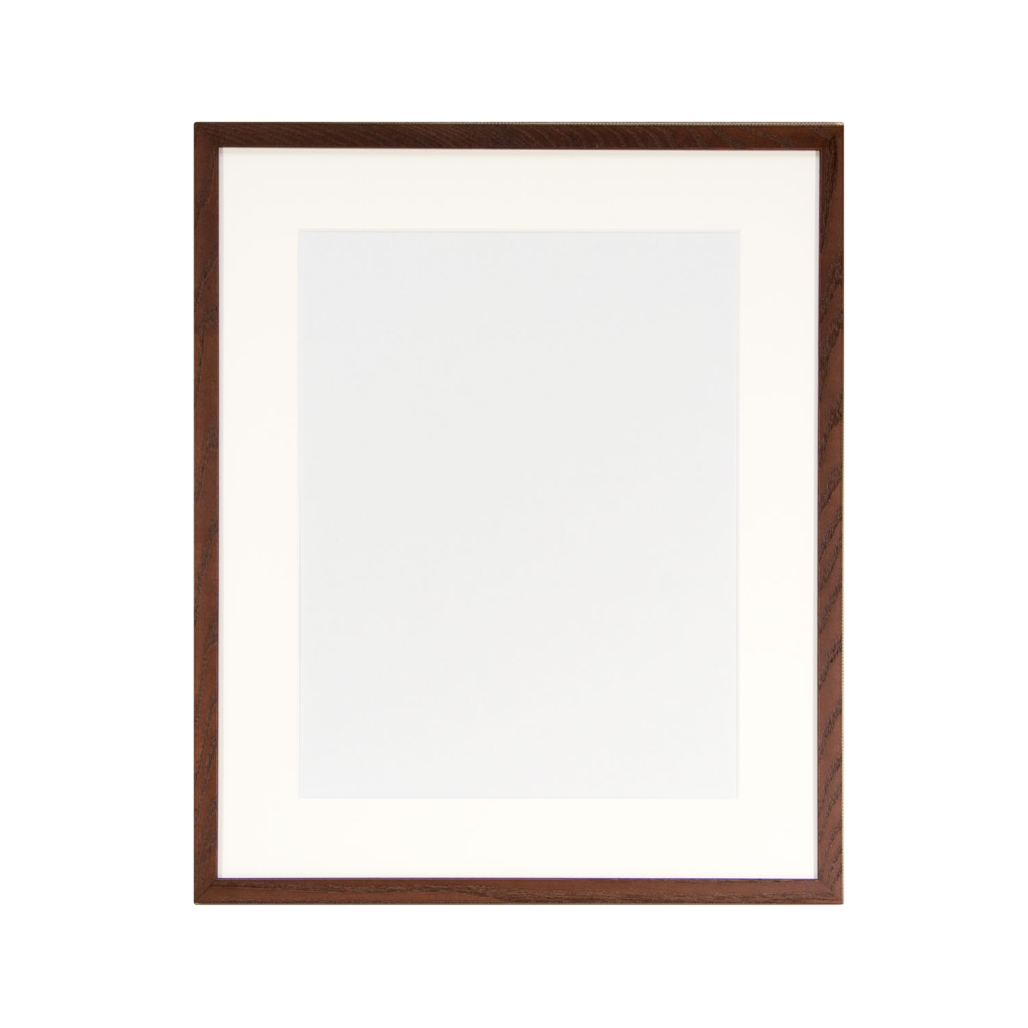 水彩額縁 狭額縁でスッキリ! 木目調 こげ茶 NC1717-W | 額縁の通販