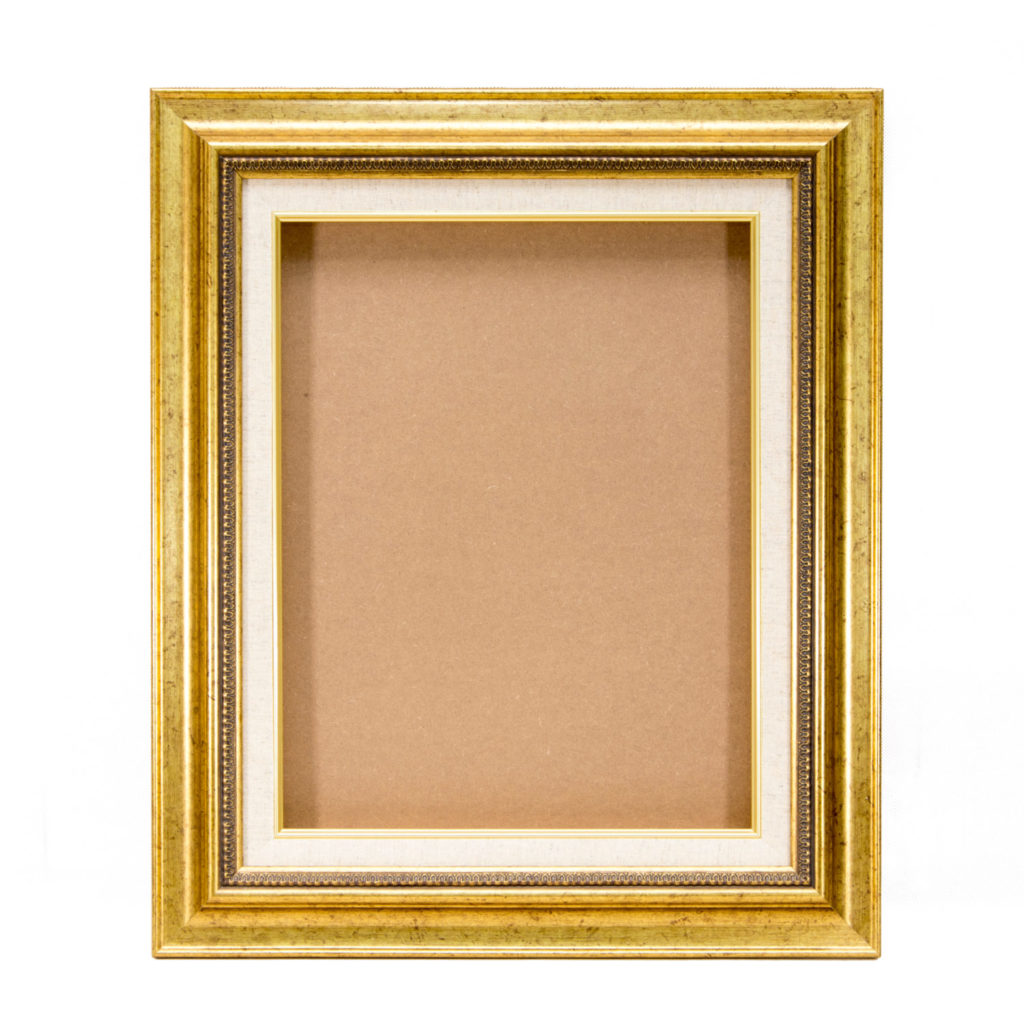 F15号 油彩 額縁 空額 ゴールド アートフレーム F15号 油彩 額縁 空額