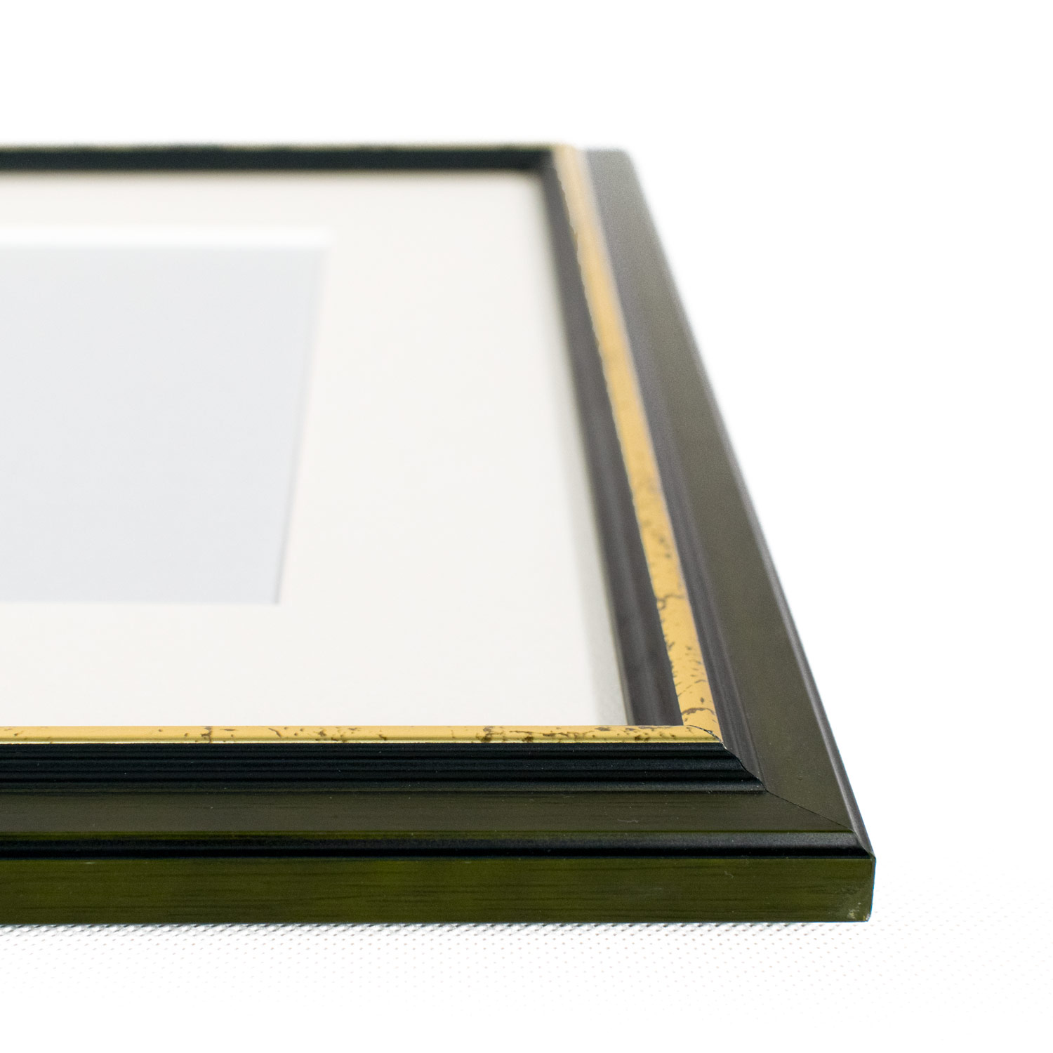 水彩額 グリーン 金ストライプ 300 | 額縁の通販 アートフレーム