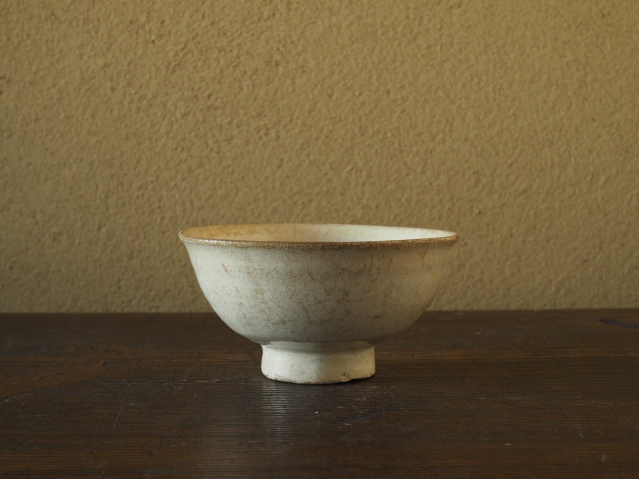 古代 中国磁州窯 茶碗 幅約13.3㎝ 東さ7-0330☆2F 古代 中国磁州窯