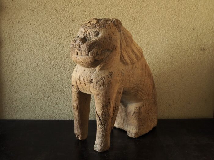 京薩摩 香炉 金襴手 古美術 骨董品 コレクション 置物 狛犬 京薩摩