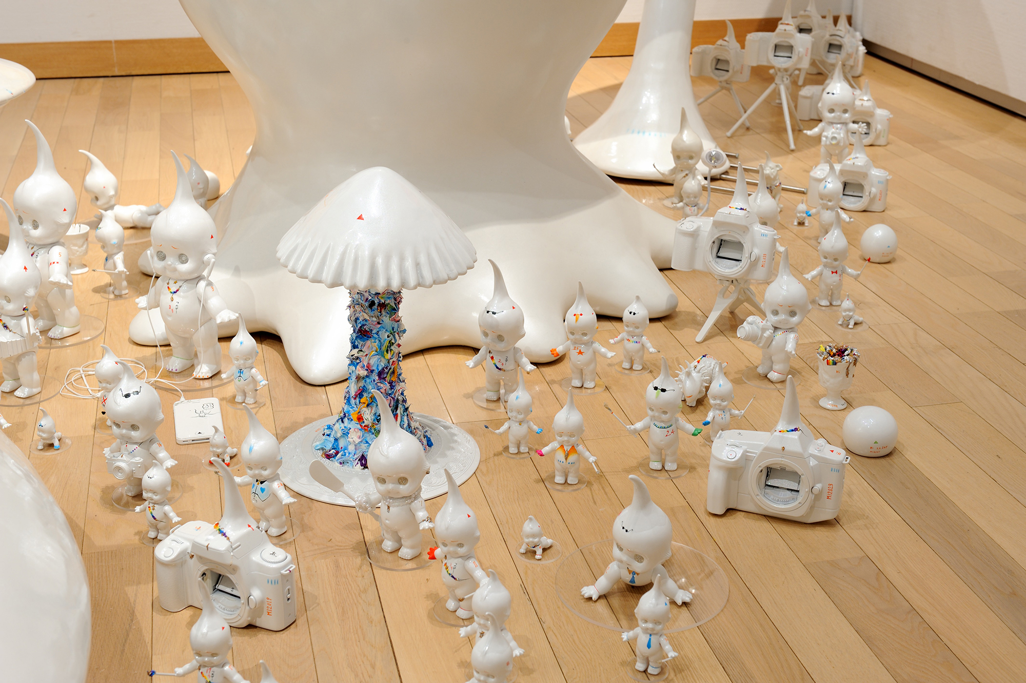 現代美術、Oharu S10号アクリル ホワイトストーン出品作 現代美術