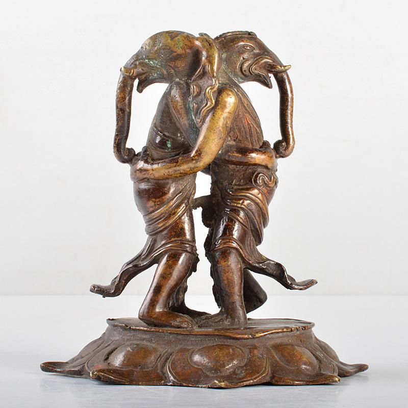 骨董 アンティーク 聖天像 ガネーシャ 骨董 アンティーク 聖天像