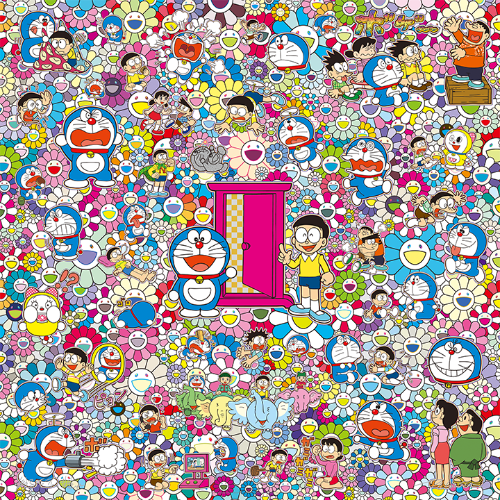 村上隆 ポスター「ドラえもん えいえいおー!」 ドラえもん えいえいお