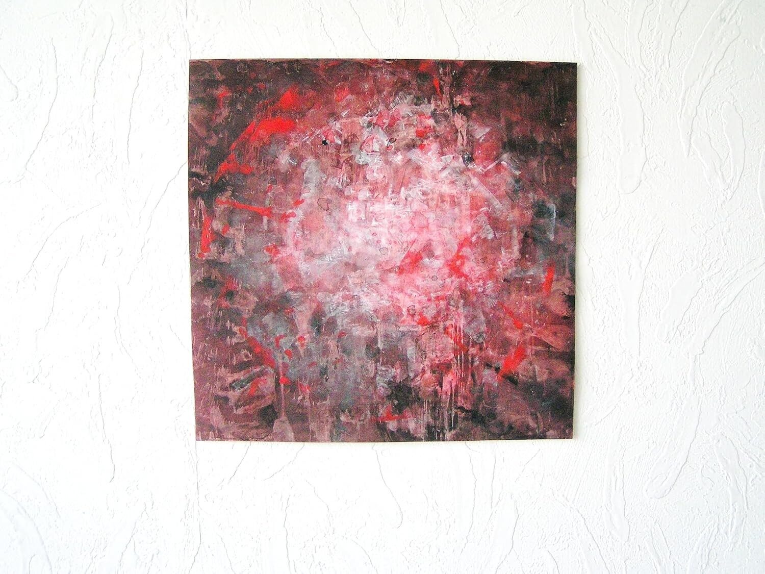 RE/HOLE/2025/01 抽象アート キャンバス画, モダンアート壁掛け