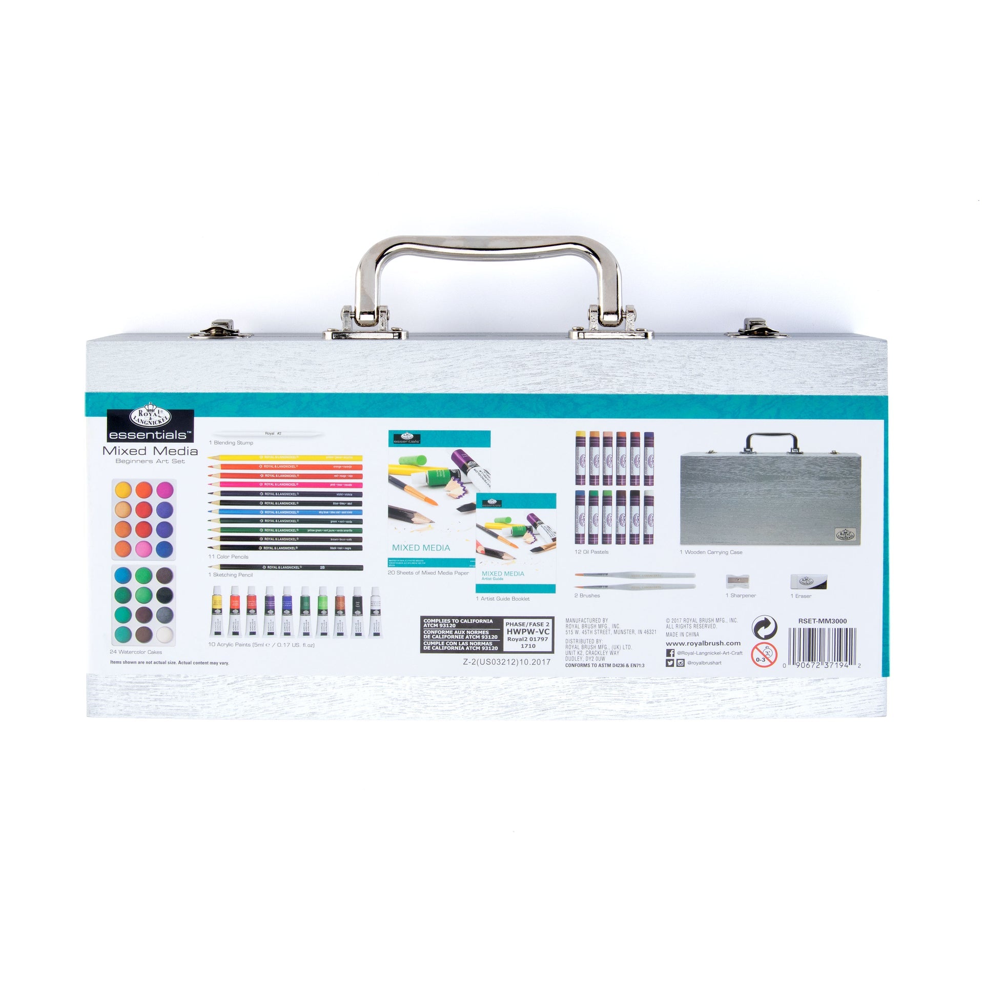 RSET-MM3000 | Essentials™ 85pc Mixed Media Beginners Travel Art