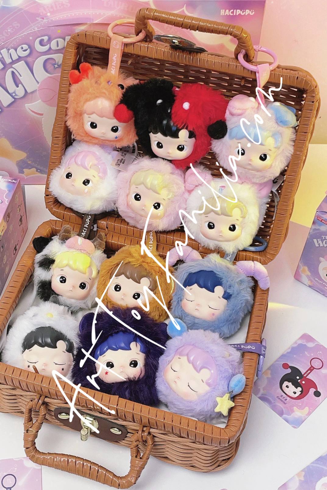 Hacipupu Constellation Series Vinyl Plush - 星座使者系列搪胶毛绒