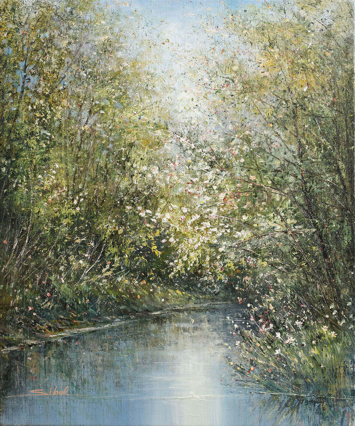 スィベル・ギュレー☆油彩☆光を描く現代印象派の人気作家☆人気作品